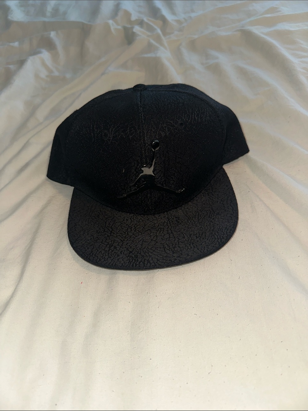 Jordan Kids Black Textured Snapback Hat